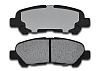 Тормозные колодки Gerat BPR159PG (задние) Low-metallic