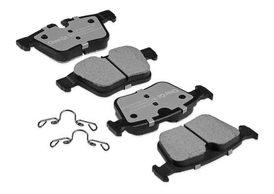 Тормозные колодки Gerat BPR111PG (задние) Low-metallic