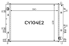 Радиатор охлаждения двигателя Gerat CY104E2