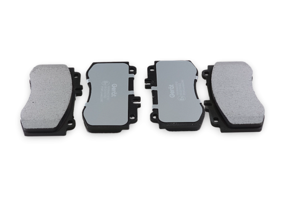 Тормозные колодки Gerat BPF284PG (передние) Low-metallic