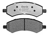 Передние тормозные колодки Gerat BPF370PG Low-metallic