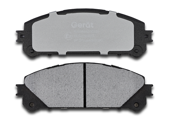 Тормозные колодки Gerat BPF136PG (передние) Low-metallic