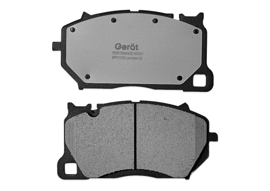 Тормозные колодки Gerat BPF312PG (передние) Low-metallic