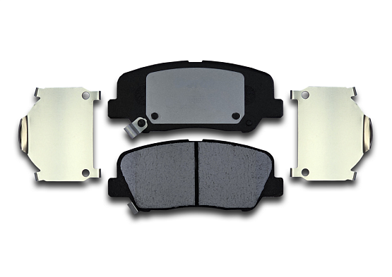 Тормозные колодки Gerat BPF288PG (передние) Low-metallic