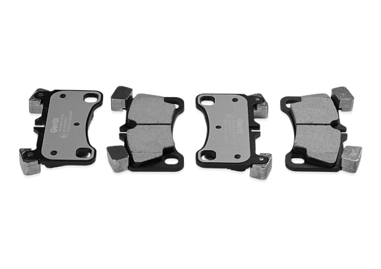Тормозные колодки Gerat BPR052PG (задние) Low-metallic