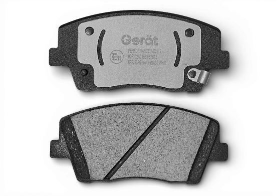 Тормозные колодки Gerat BPF280PG (передние) Low-metallic