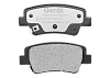 Задние тормозные колодки Gerat BPR228PG Low-metallic
