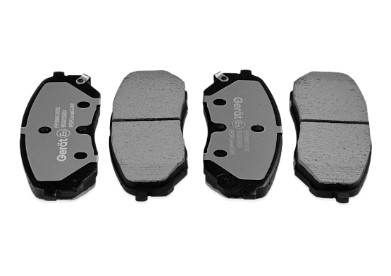Тормозные колодки Gerat BPF208PG (передние) Low-metallic