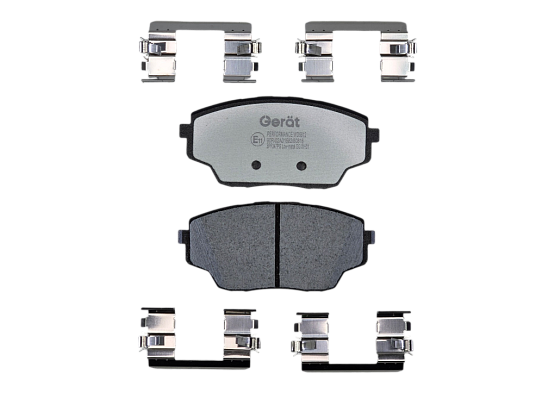 Тормозные колодки Gerat BPF347PG (передние)
