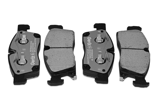 Тормозные колодки Gerat BPF215PG (передние) Low-metallic
