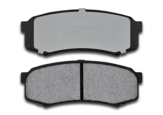 Тормозные колодки Gerat BPR041PG (задние) Low-metallic