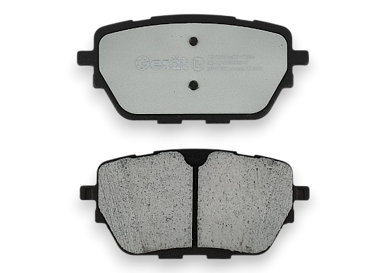 Тормозные колодки Gerat BPR177PG (задние) Low-metallic